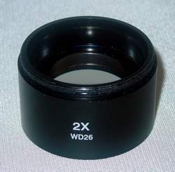 2X Boost Lense for SZM microscopes, WD26