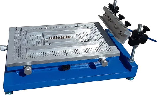High Precision Manual Stencil Printer, Large Printing Area, Heavy Duty